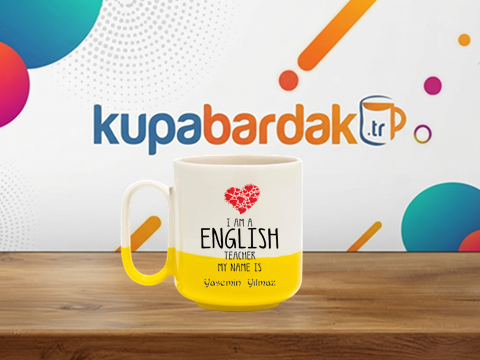 İngilizce Öğretmeni Hediyelik Kupa Bardak  & Kahve Fincanı Çeşitleri